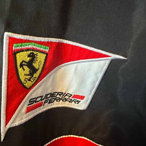 Formula 1 Ferrari Black and Red Racing Jacket - Picture 5 of 10